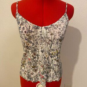 H&M Extra Small Floral Tank Top